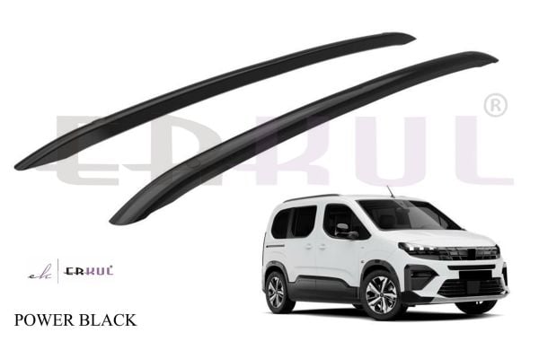 CITROEN BERLINGO Long (Uzun) 2018 Üzeri POWER FLUSH Tavan Çıtası Siyah