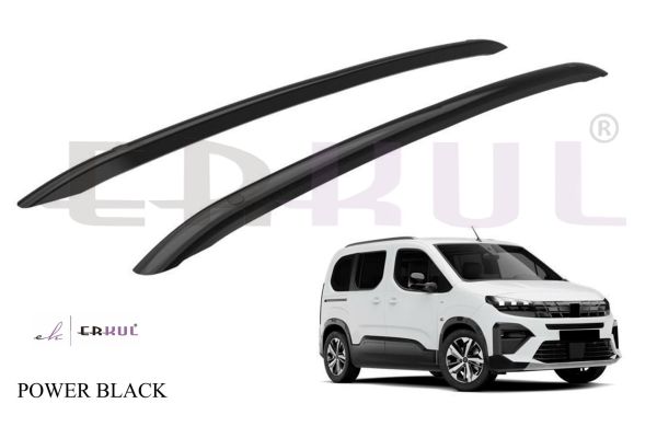 PEUGEOT RIFTER 2019 Üzeri POWER FLUSH Tavan Çıtası Siyah