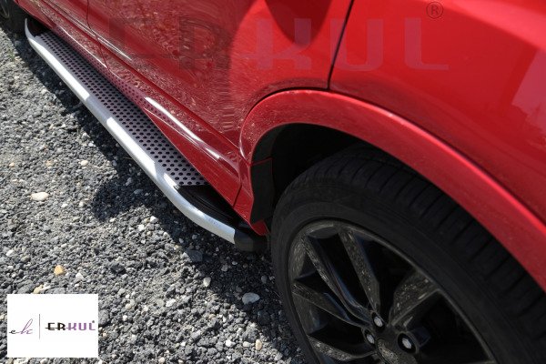 AUDI-Q8 2018 üzeri Yan Basamak Mevsim V2 Gri