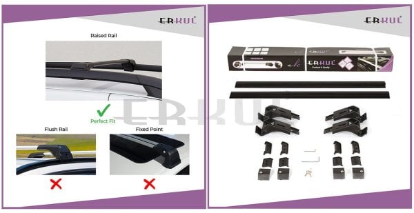 FORD-TOURNEO CUSTOM 2013-2023 Ara Atkı Skybar V1 Siyah