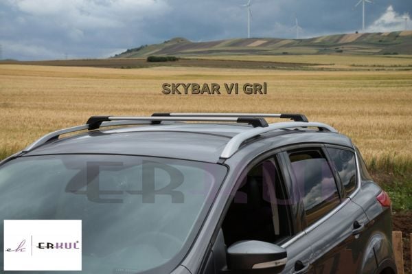 PEUGEOT-RIFTER 2019 üzeri Ara Atkı Skybar V1 Gri (orjinal çıta)