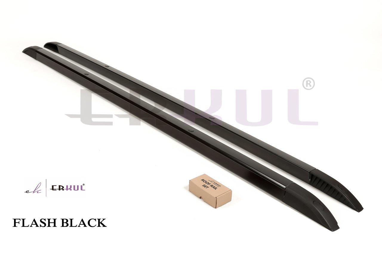 FORD TOURNEO CUSTOM LONG (Uzun Şasi) 2013-2023 Tavan Çıtası Flush Siyah