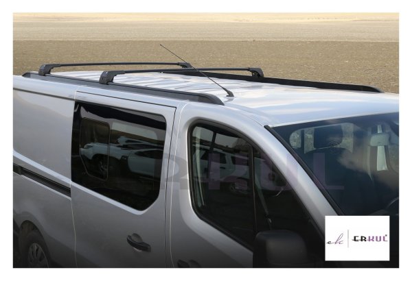 RENAULT-TRAFIC LONG(UZUN) 2015 ve üzeri Tavan Çıtası Flush Siyah