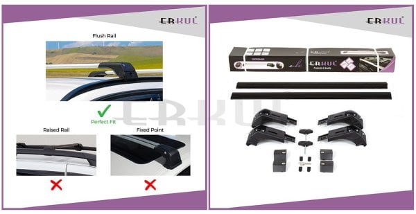 SEAT-IBIZA ESTATE 2010 ve üzeri Ara Atkı Skybar V2 Siyah