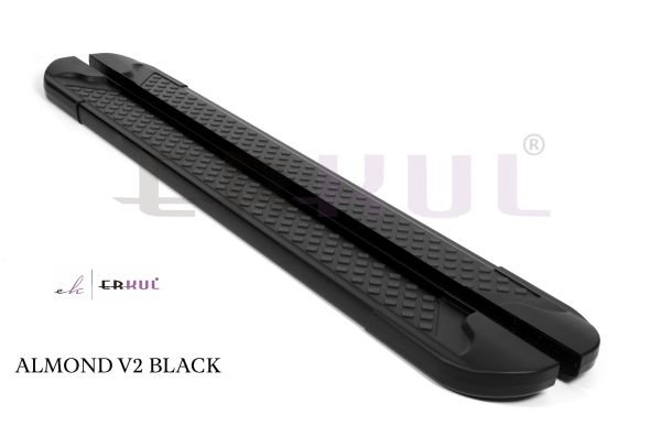 TOYOTA-KLUGER 2007-2013 Yan Basamak Almond V2 Siyah