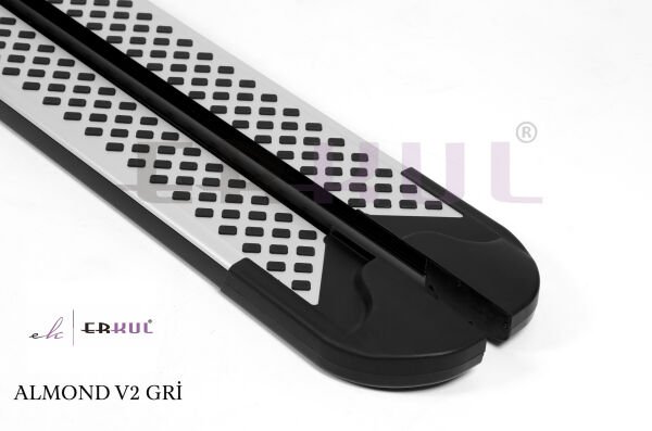 TOYOTA-KLUGER 2007-2013 Yan Basamak Almond V2 gri