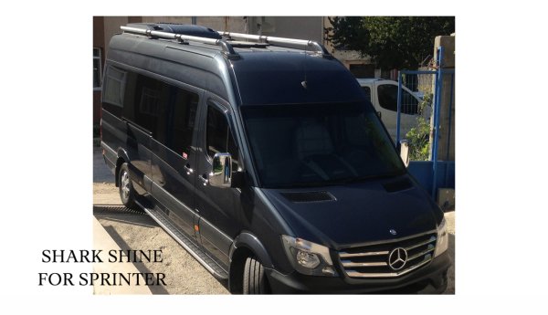 MERCEDES-SPRINTER EXTRA LONG Tavan Çıtası Shark Shine 2006 üzeri