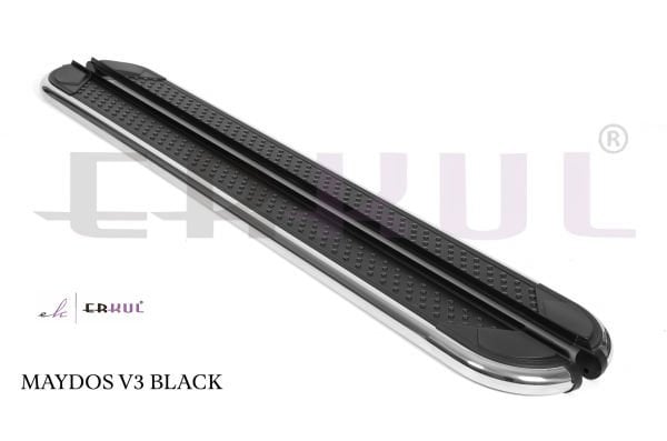 MAYDOS V3 BLACK KROM YAN BASAMAK BMW - X3 2018-2024